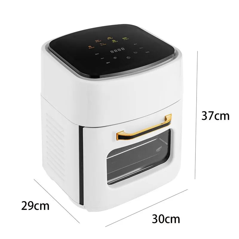 Friteuse à Air Blanche avec Écran Tactile & Fenêtre Visuelle | 15L