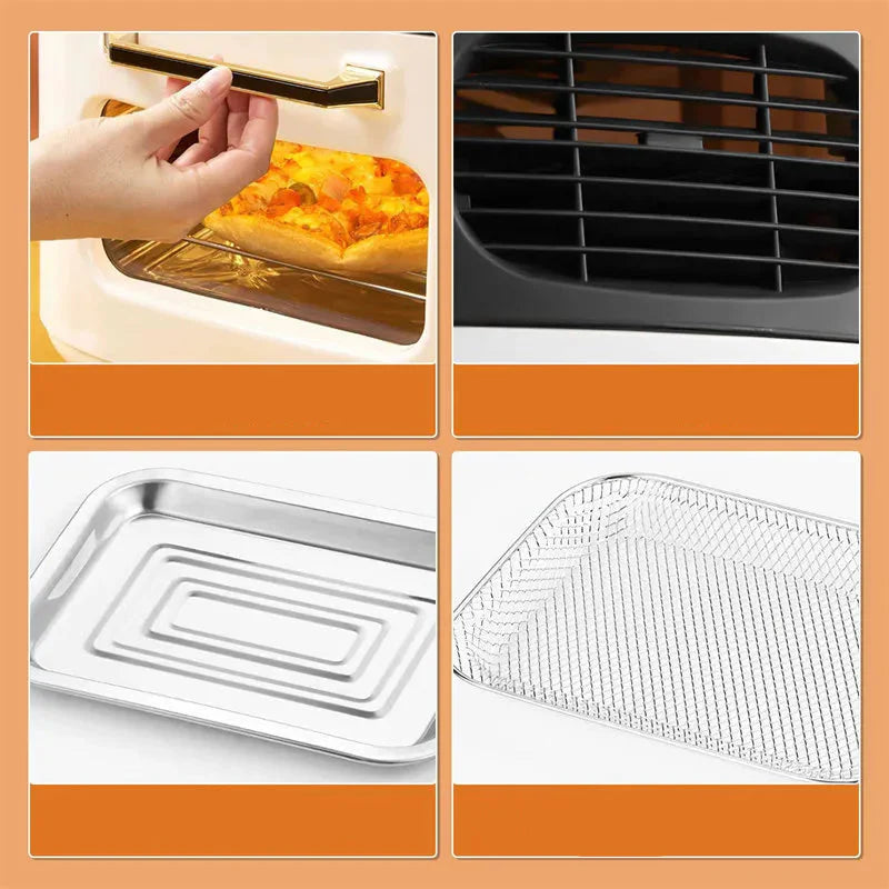 Friteuse à Air Blanche avec Écran Tactile & Fenêtre Visuelle | 15L