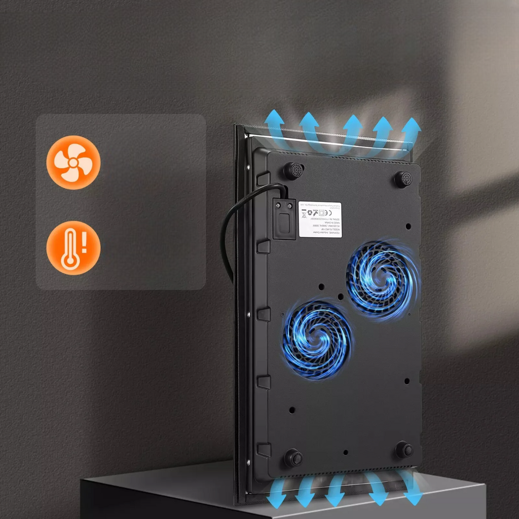 Plaque de cuisson à 2 feux à induction