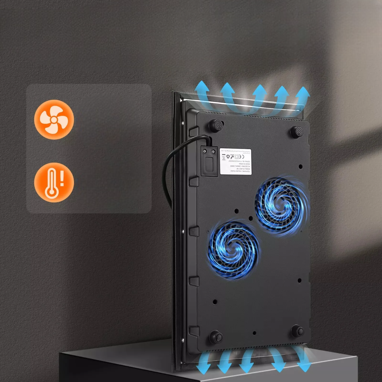 Plaque de cuisson à 2 feux à induction