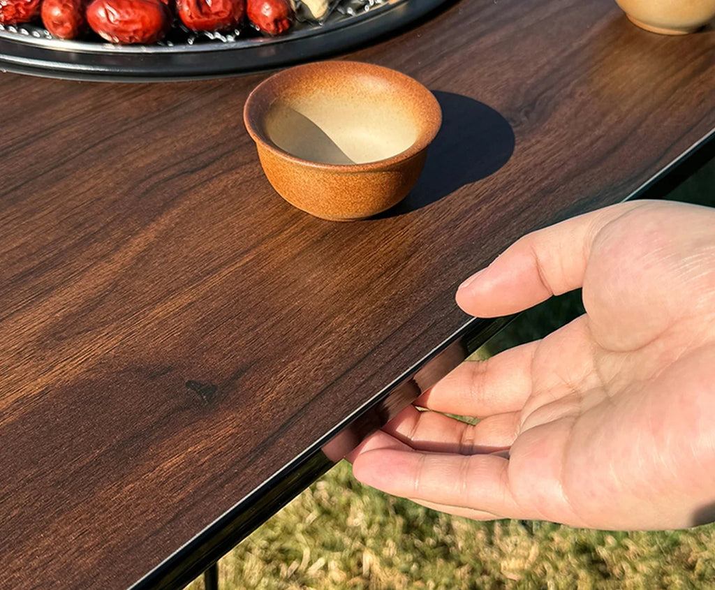 🍽️ Table Pliante Portable avec Barbecue Intégré | 80 x 60 x 47 cm