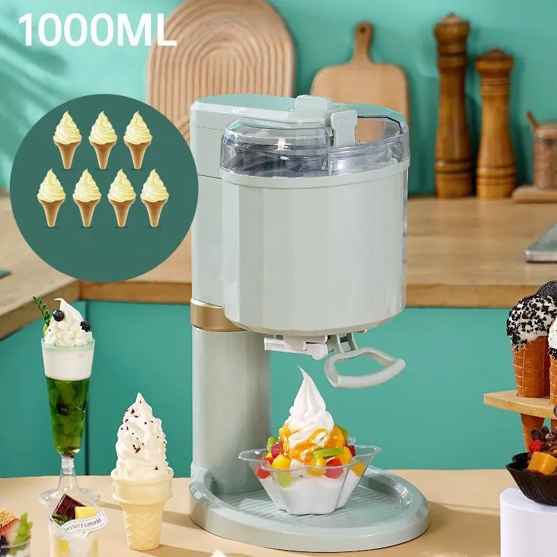 🍦 Machine à Glace à l’Italienne Automatique | 1L – Compacte, Rapide, Facile à Nettoyer