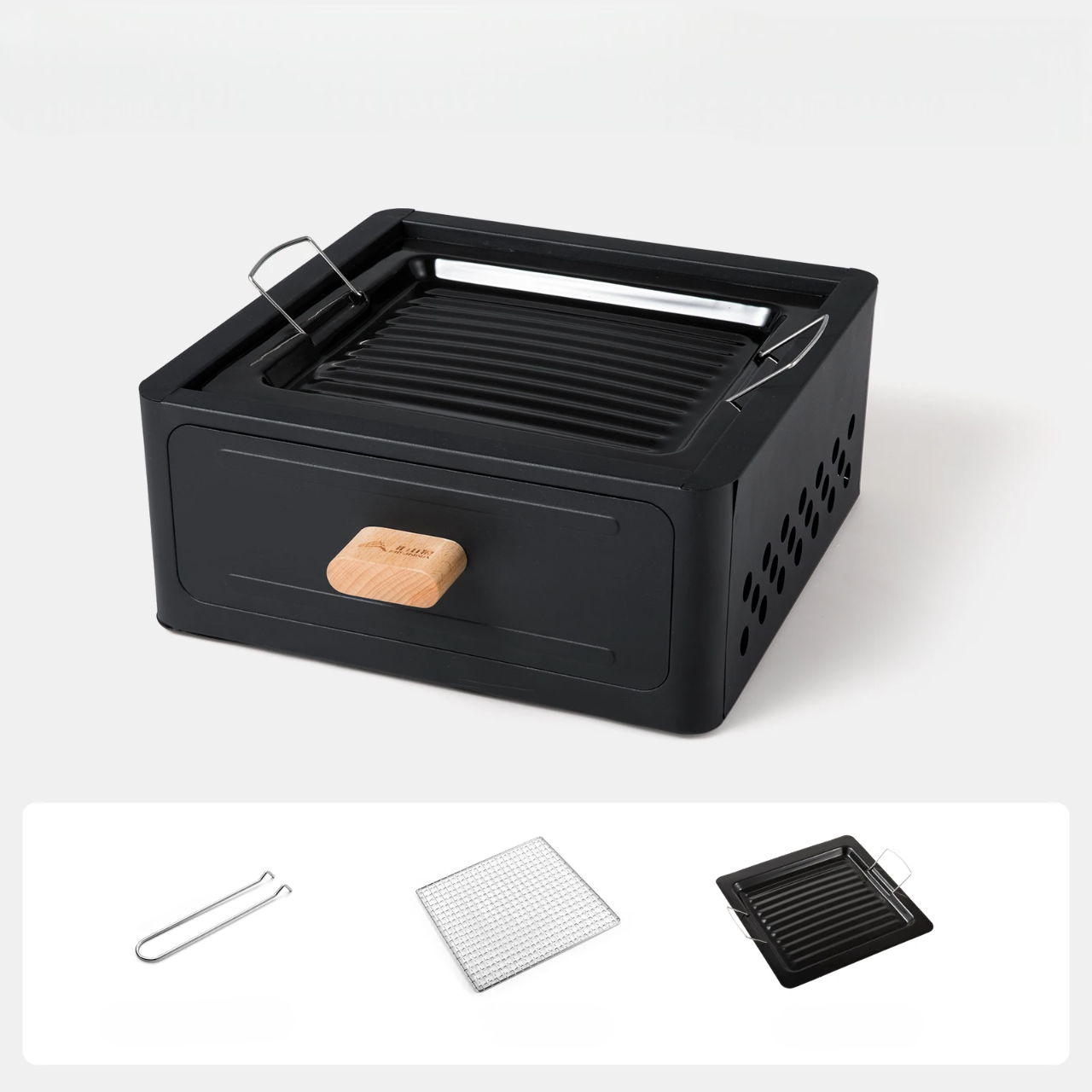 🍢 Mini Barbecue à Charbon Multifonction Portable en Métal