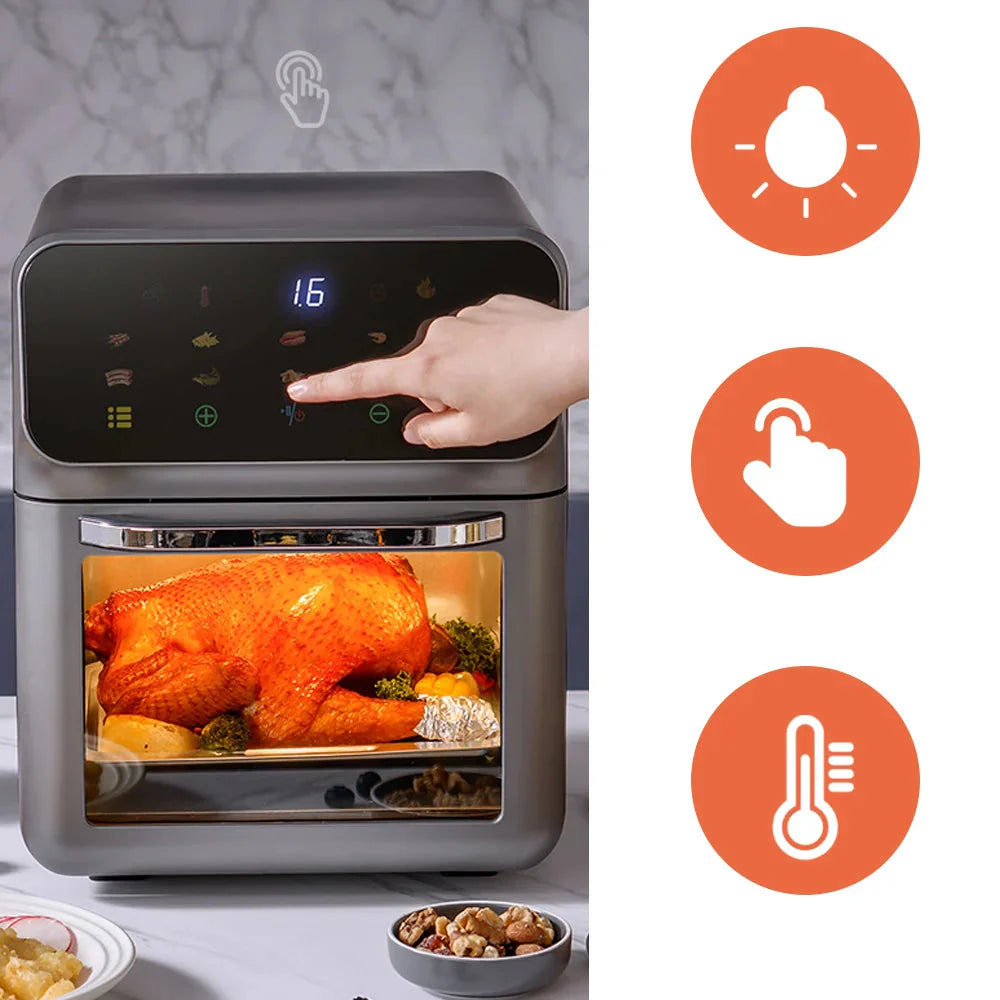 Friteuse à air avec écran tactile LED | 10L
