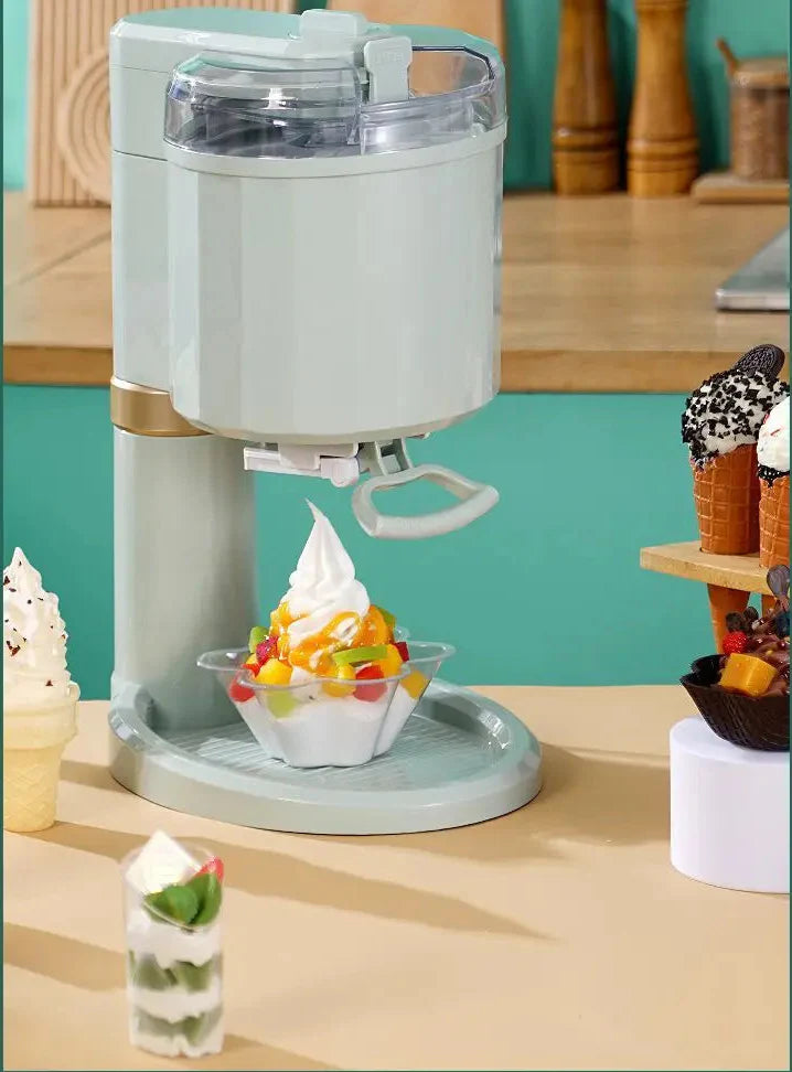 🍦 Machine à Glace à l’Italienne Automatique | 1L – Compacte, Rapide, Facile à Nettoyer