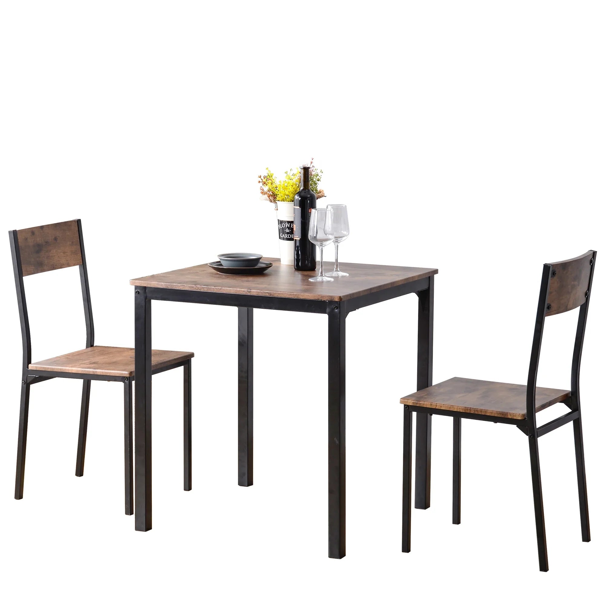 Small dining table with 2 chairs