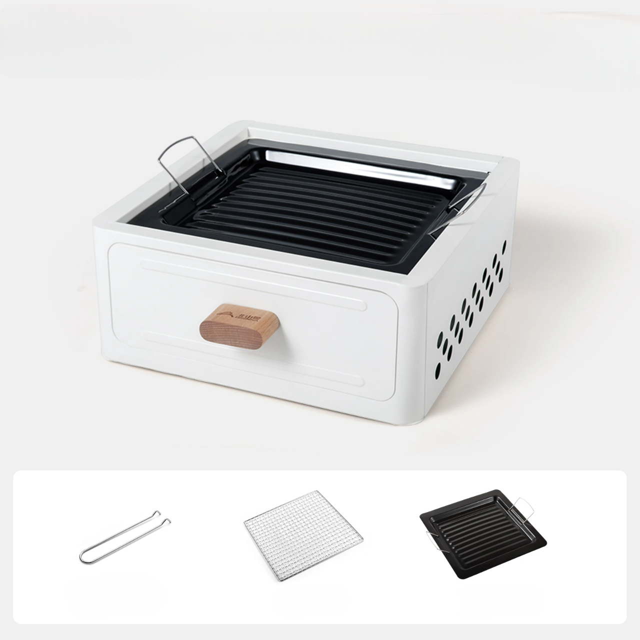 🍢 Mini Barbecue à Charbon Multifonction Portable en Métal