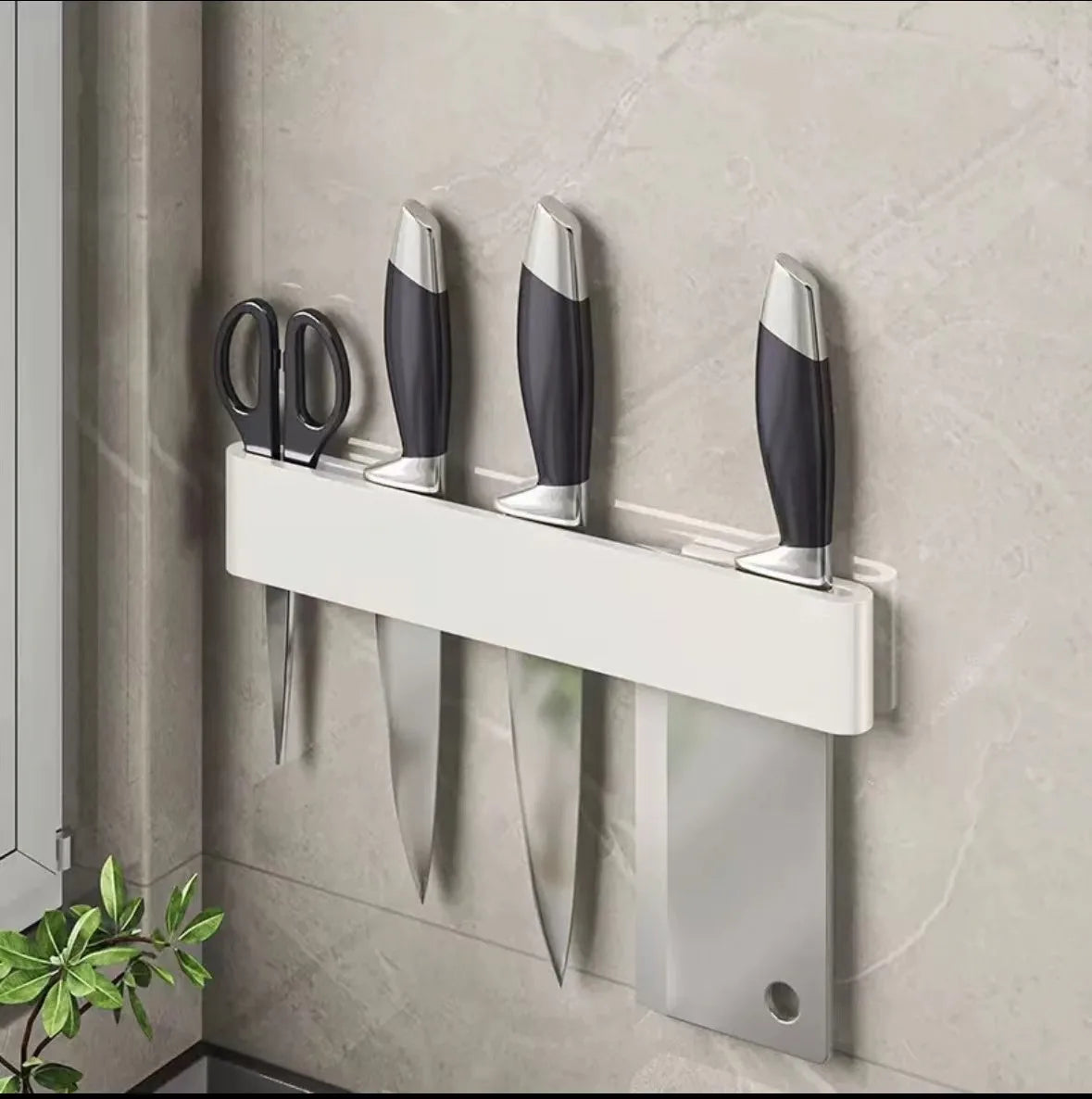 Porte couteaux de cuisine mural
