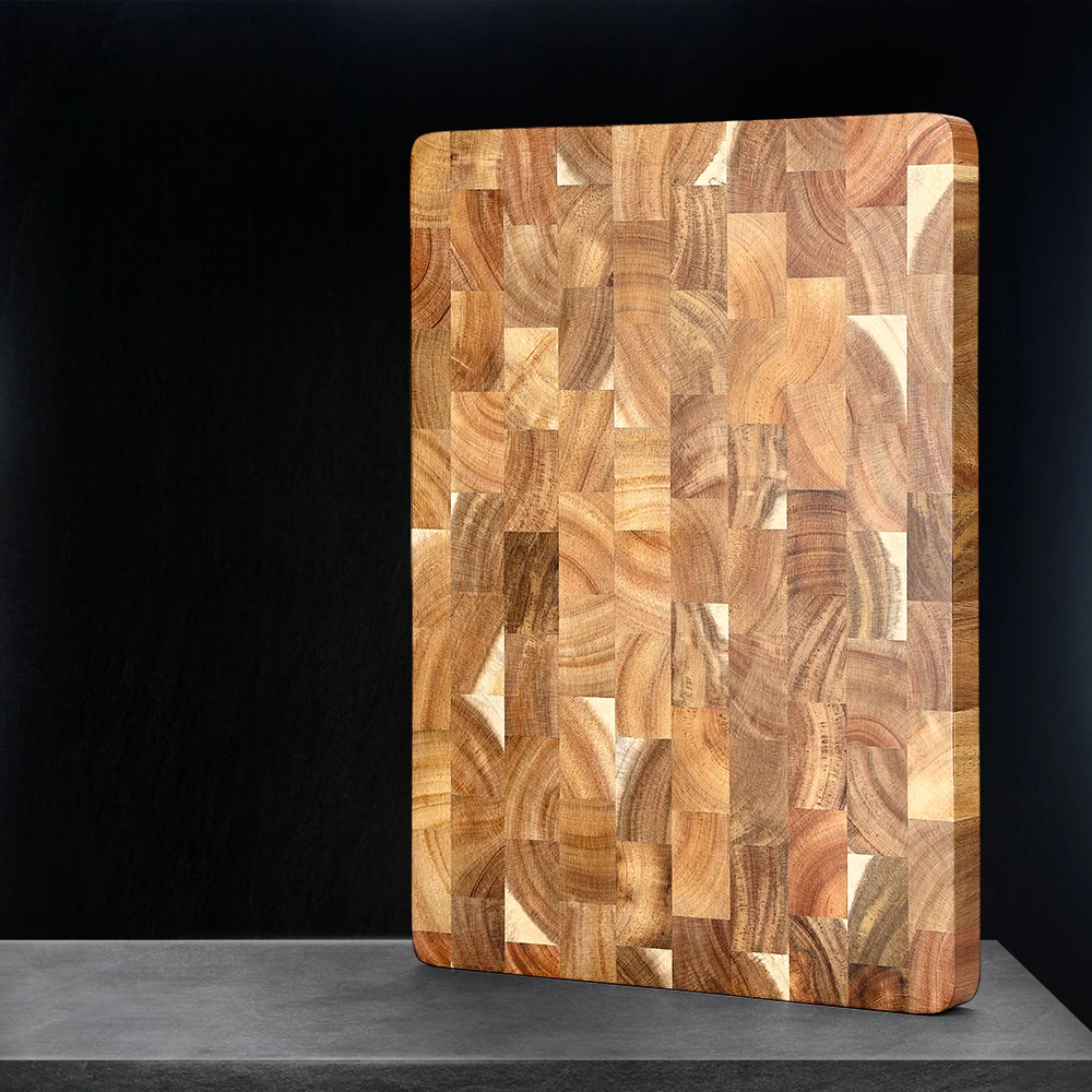 Planche à découper en bois à double face