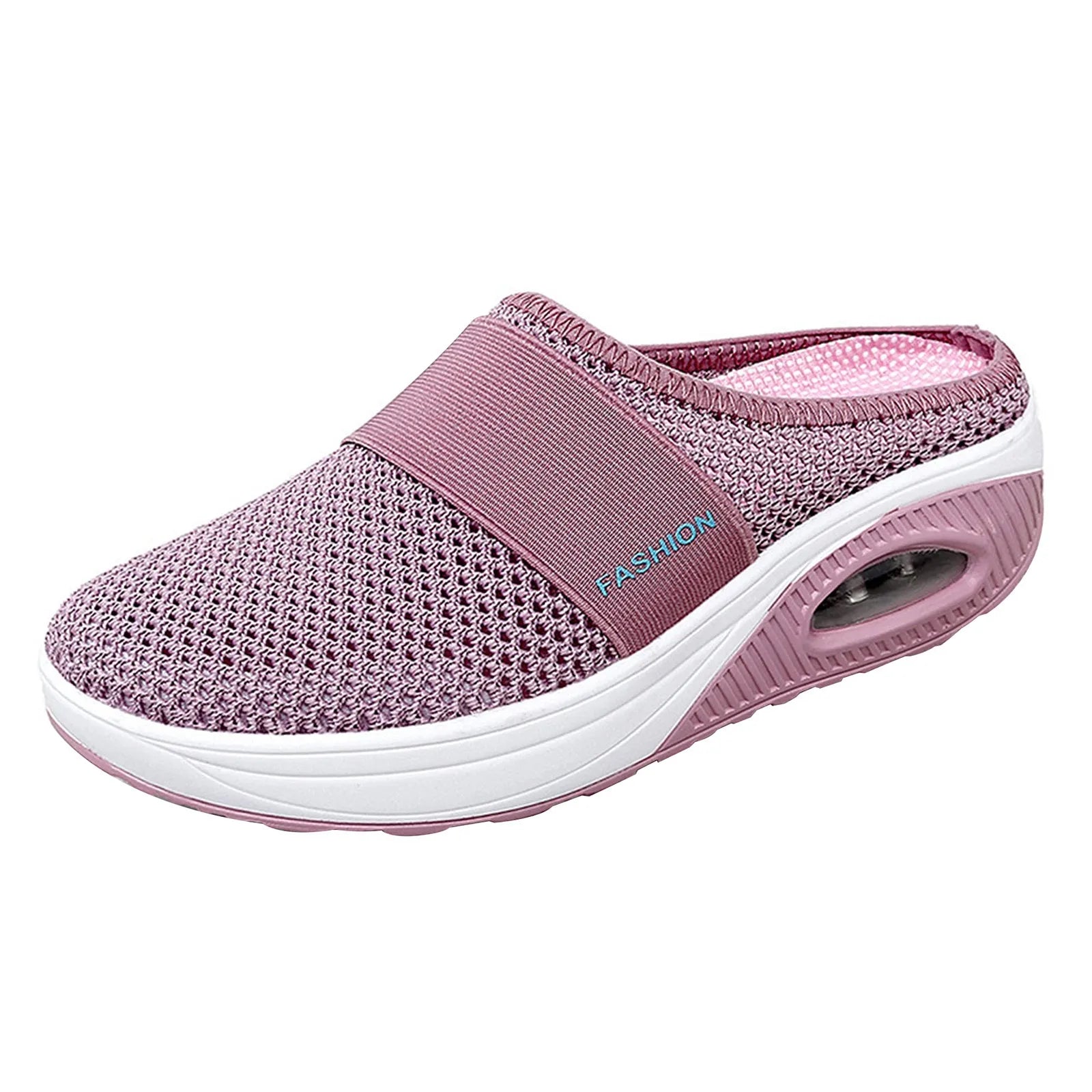 Air-cushion diabetic slip-on shoes