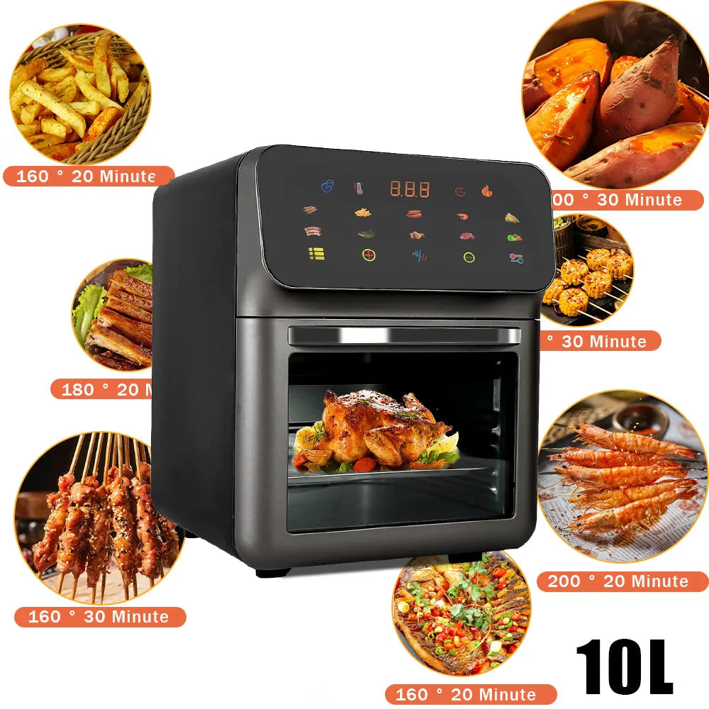 Friteuse à air avec écran tactile LED | 10L