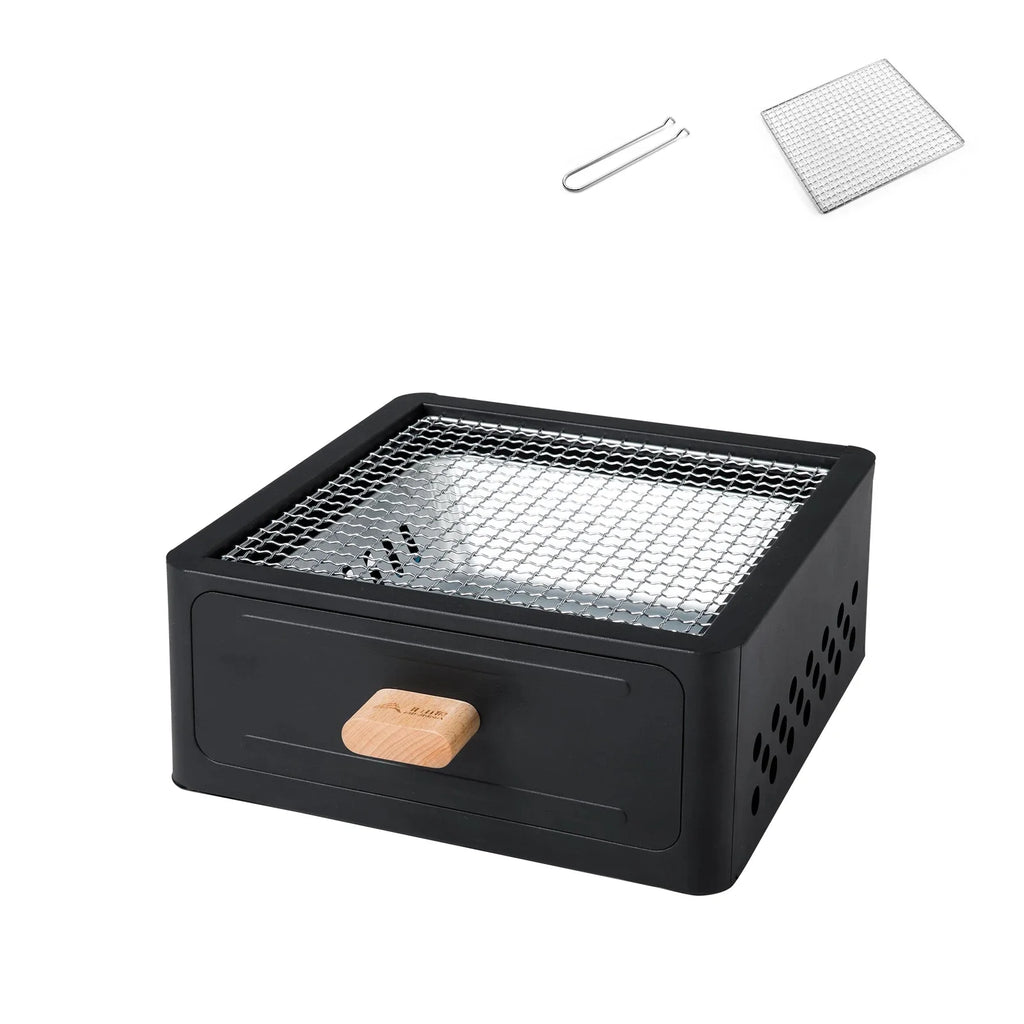 🍢 Mini Barbecue à Charbon Multifonction Portable en Métal