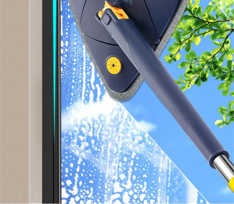 360° rotating triangular broom Powerful self-wringing