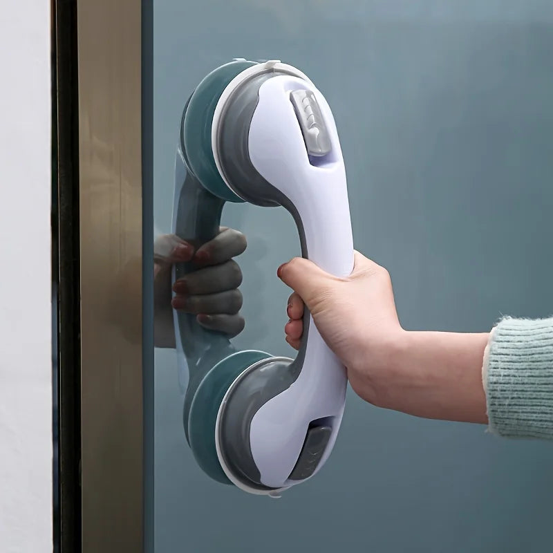 Sturdy Bathroom Shower Suction Cup Grab Bar Handle