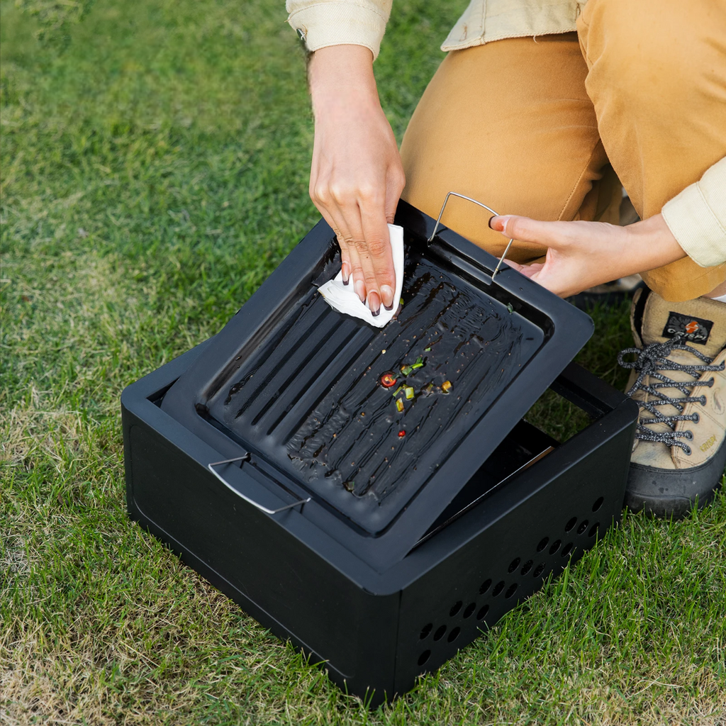 🍢 Mini Barbecue à Charbon Multifonction Portable en Métal