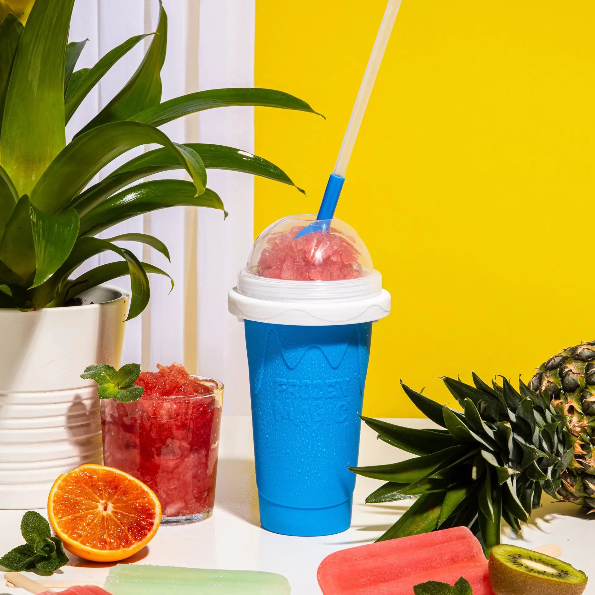 Quick-Freeze Slushy Maker Cup – 350ml DIY Smoothie & Milkshake Squeeze Cup | BPA-Free Silicone | Fun Summer Gift for Kids & Teens 🇨🇦