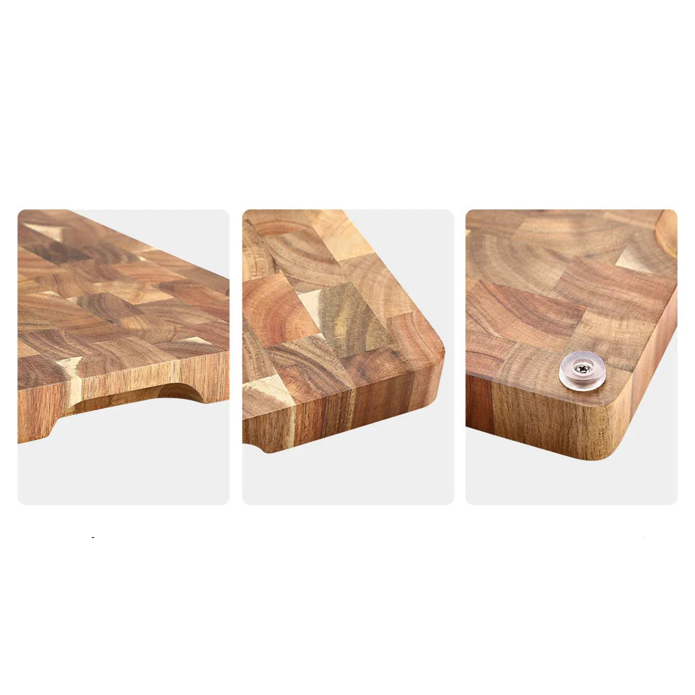 Planche à découper en bois à double face