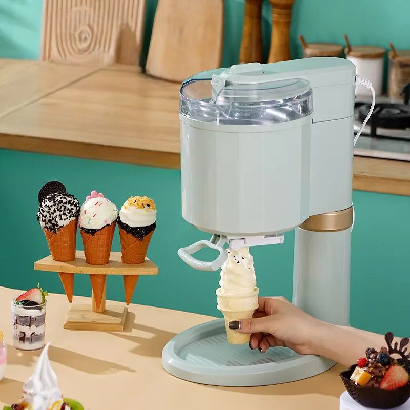 🍦 Machine à Glace à l’Italienne Automatique | 1L – Compacte, Rapide, Facile à Nettoyer