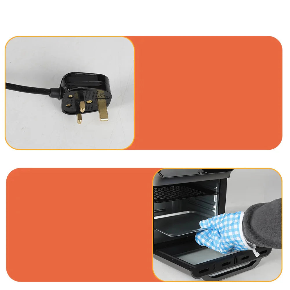 Friteuse à air avec écran tactile LED | 10L